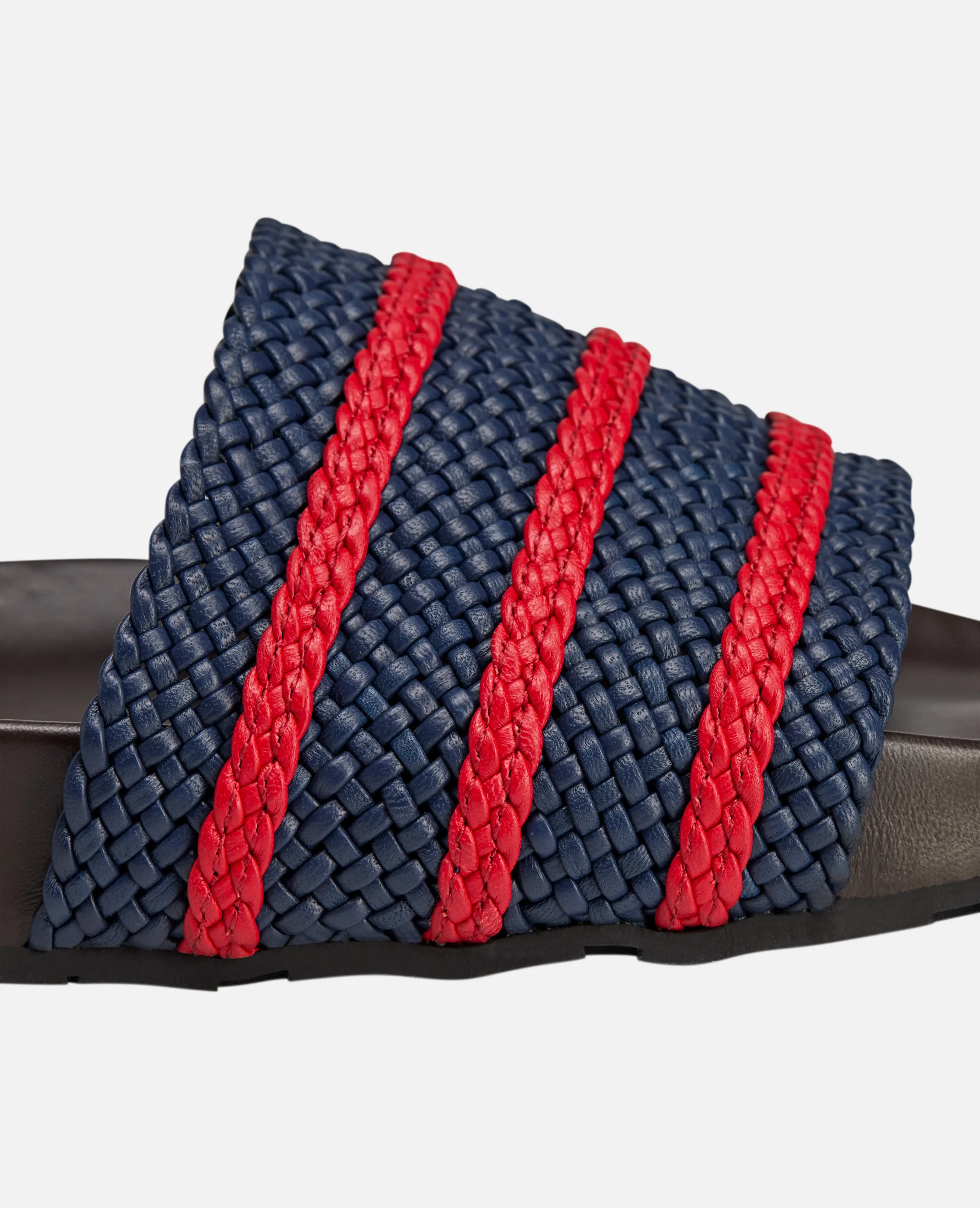 adidas Wales Bonner Adilette  (Night Indigo/Better Scarlet/Dark Brown) - Image 3