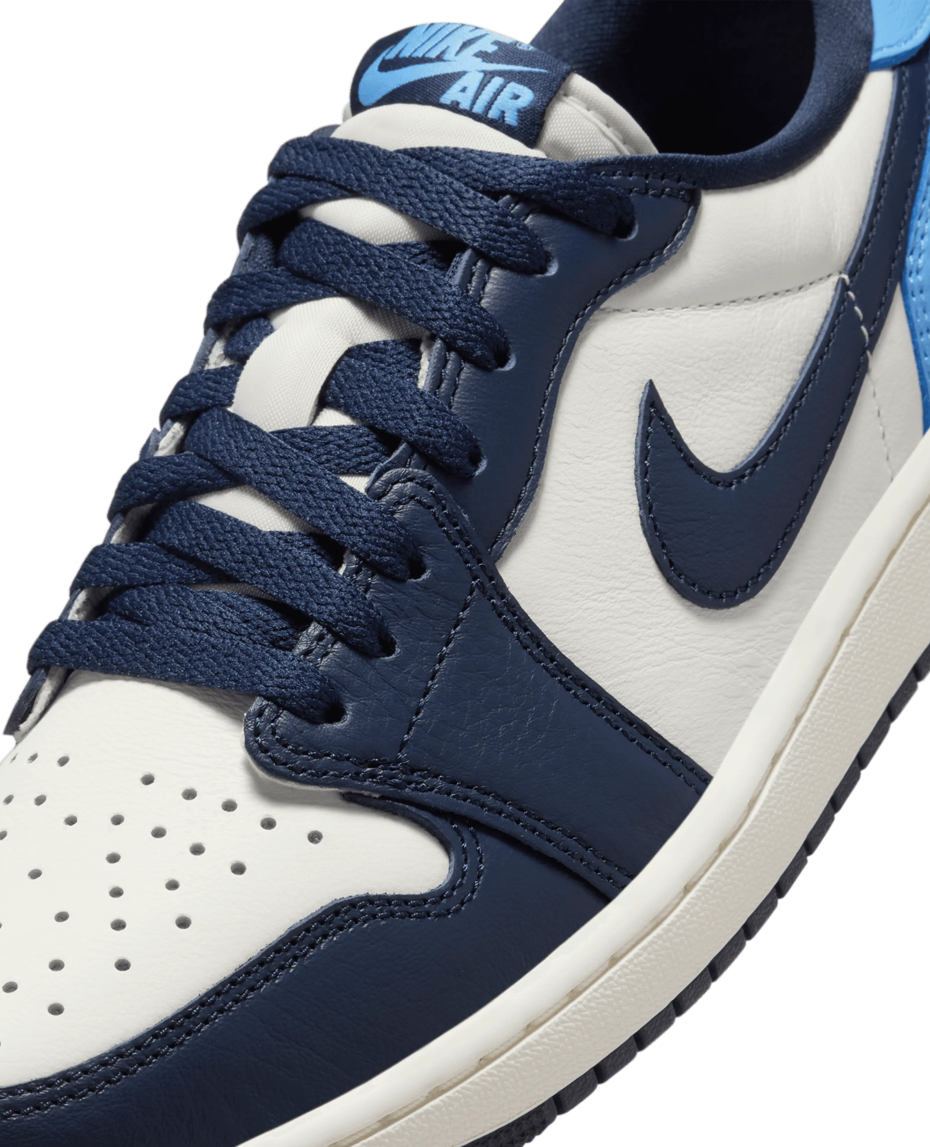 Air Jordan 1 Low OG (Obsidian/University Blue-Sail) - Image 7