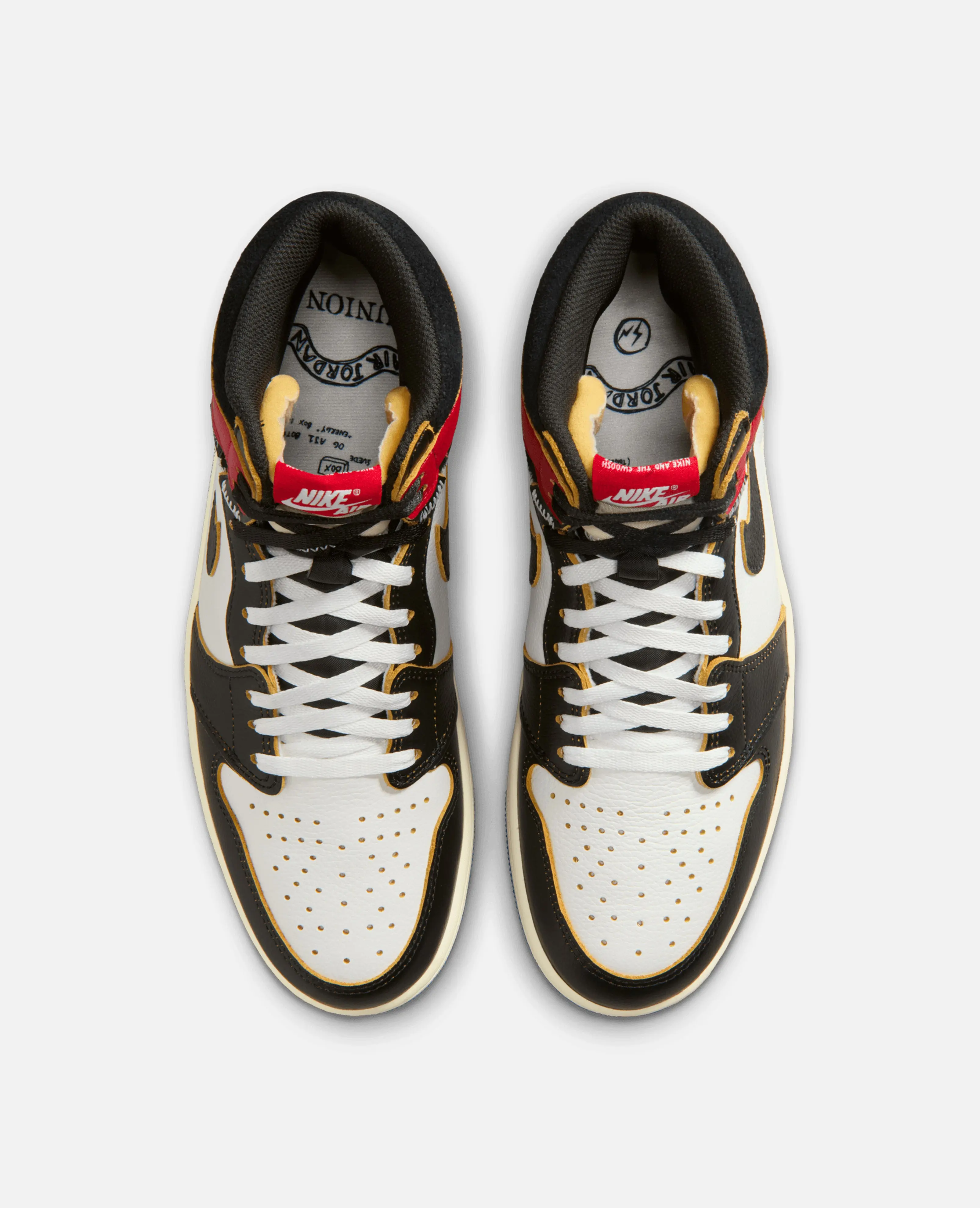 Air Jordan 1 Retro High OG x Union x Fragment (Black/White-Varsity Red-Sport Royal) - Image 5