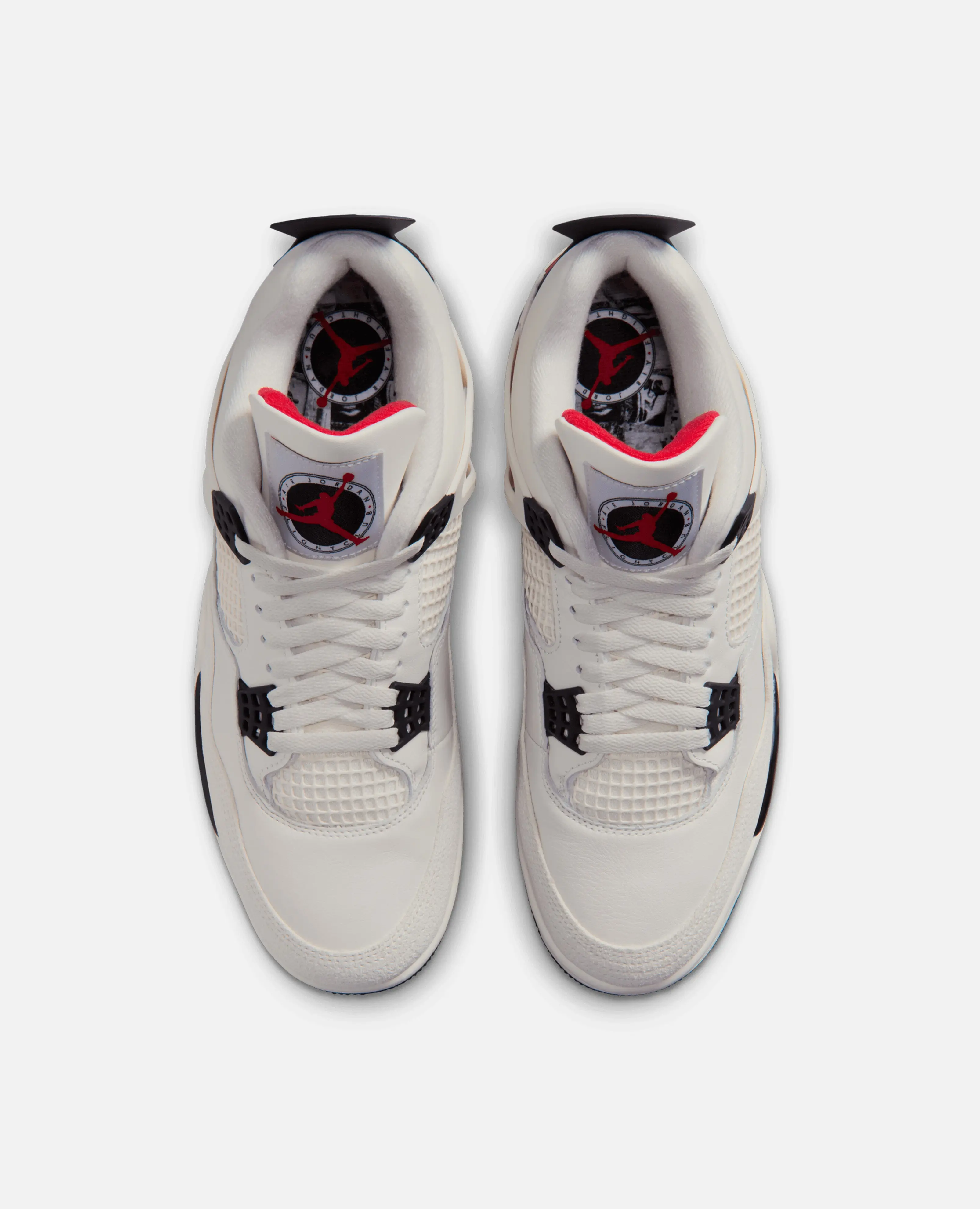 Air Jordan 4 ''Flight Club'' (SAIL/BLACK-UNIVERSITY RED) - Image 3