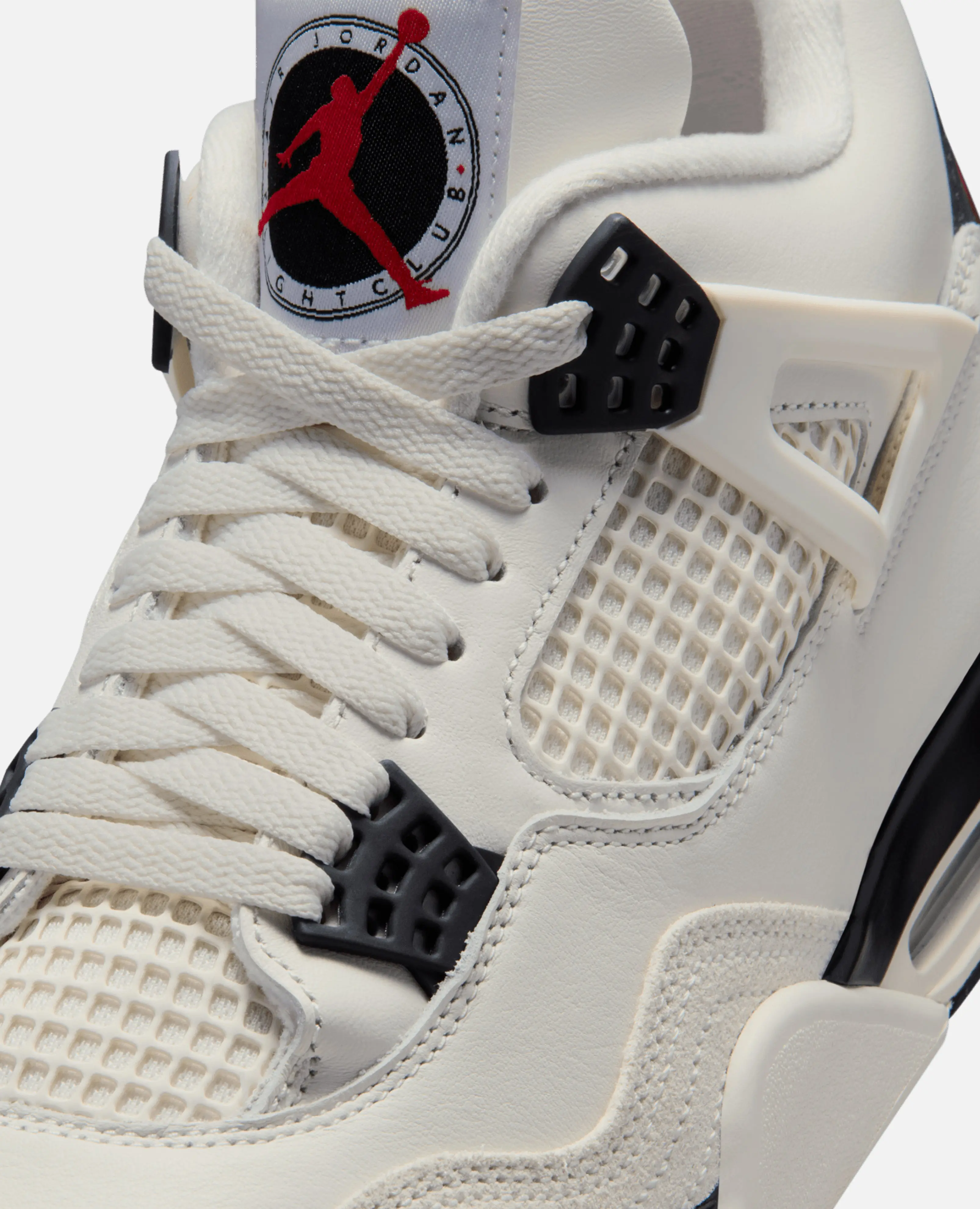 Air Jordan 4 ''Flight Club'' (SAIL/BLACK-UNIVERSITY RED) - Image 6