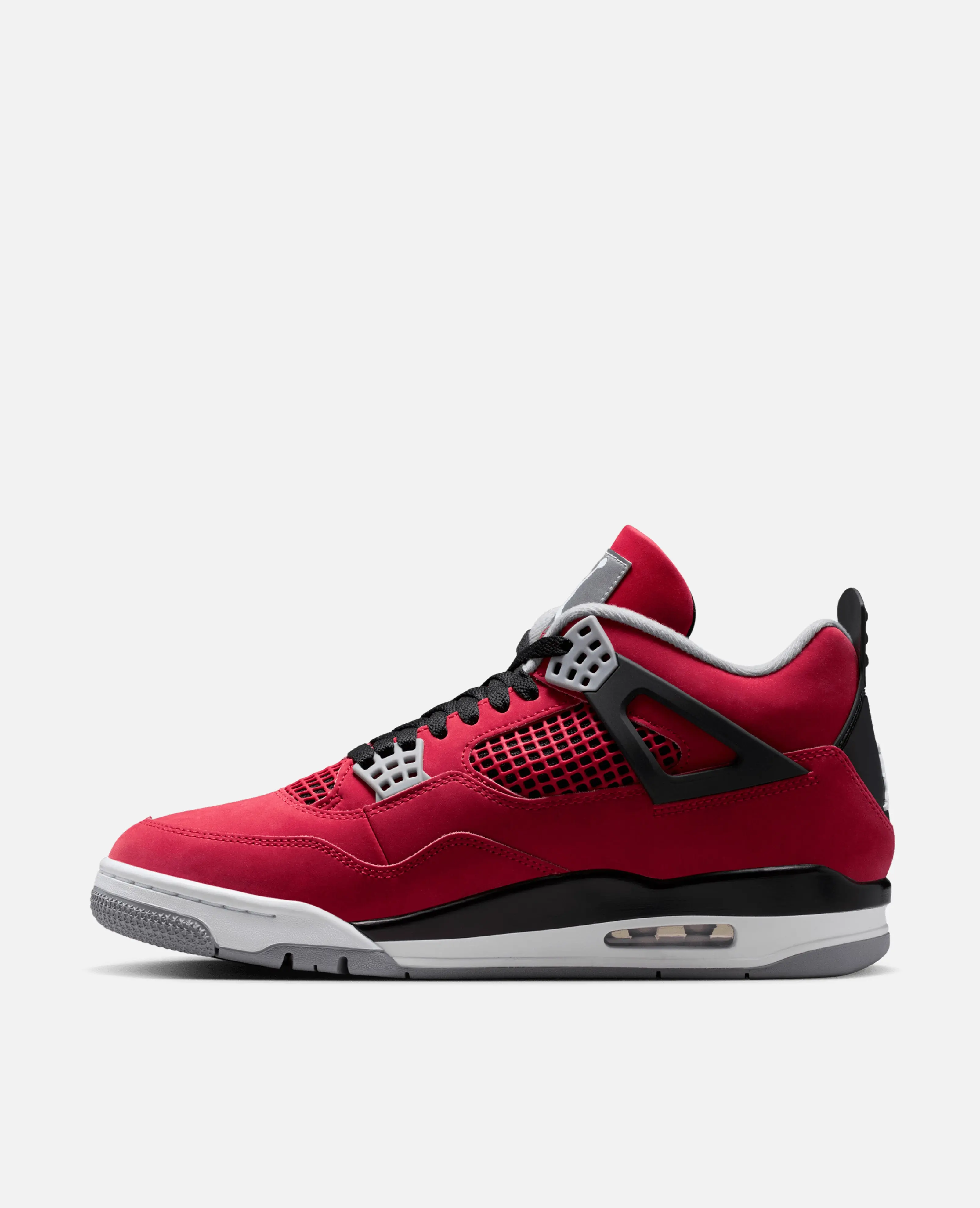 Air Jordan 4 Retro Nike (Fire Red/White-Black-Cement Grey) - Image 3