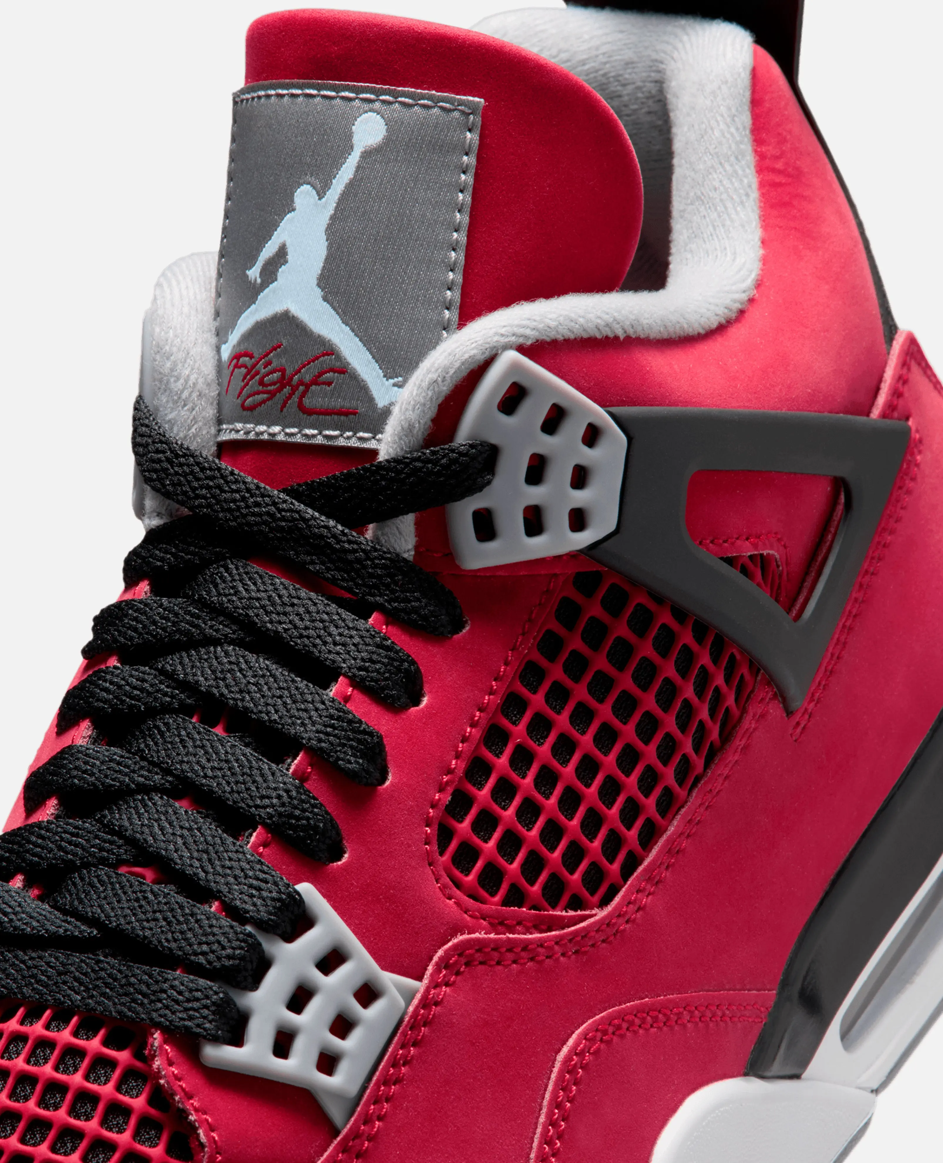 Air Jordan 4 Retro Nike (Fire Red/White-Black-Cement Grey) - Image 7