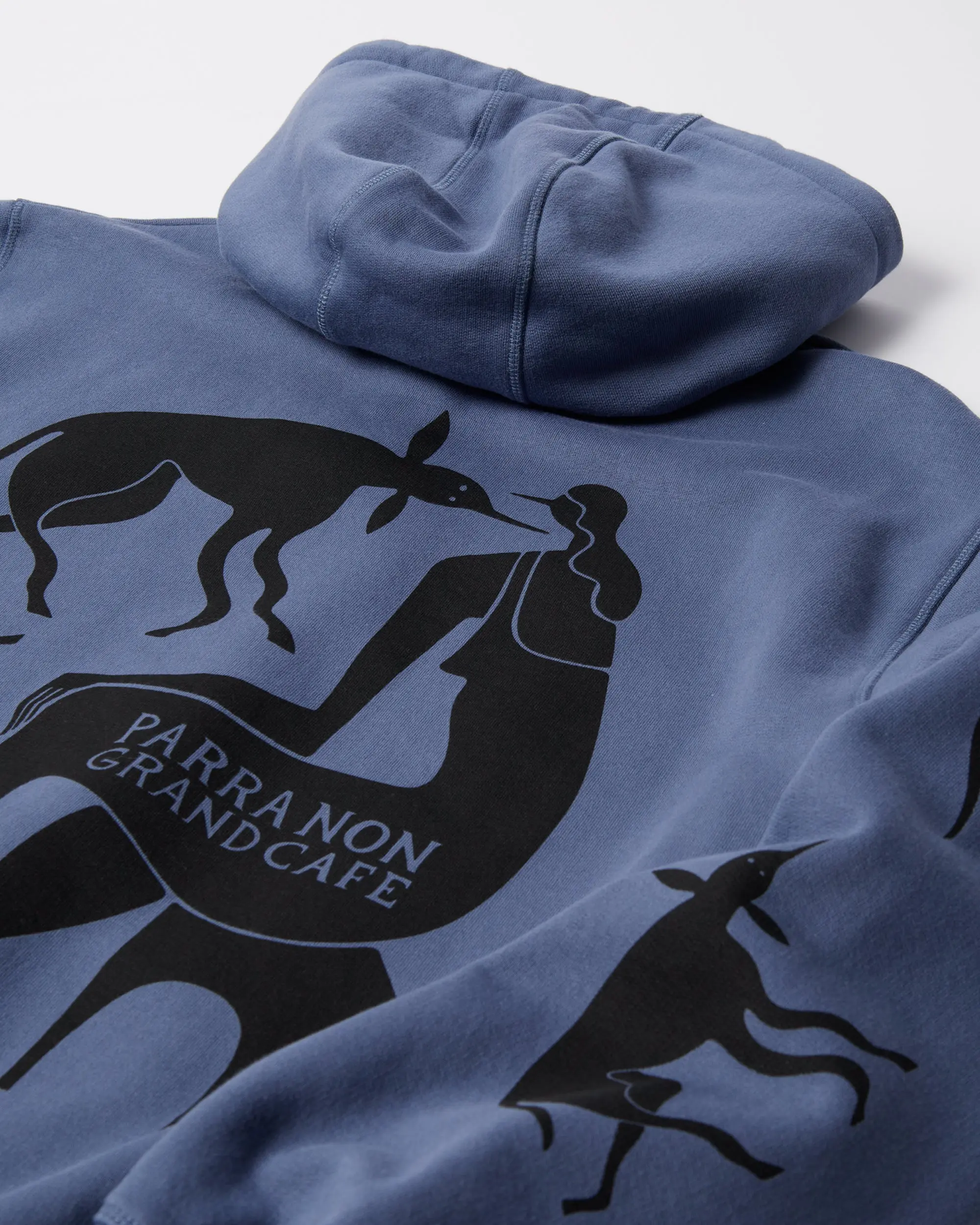 byParra Non Grand Cafe Hooded Sweatshirt (Blue) - Image 2