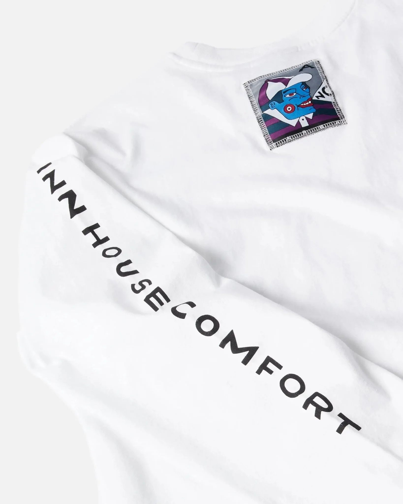 ByParra Your Face Long Sleeve T-shirt (White) - Image 3