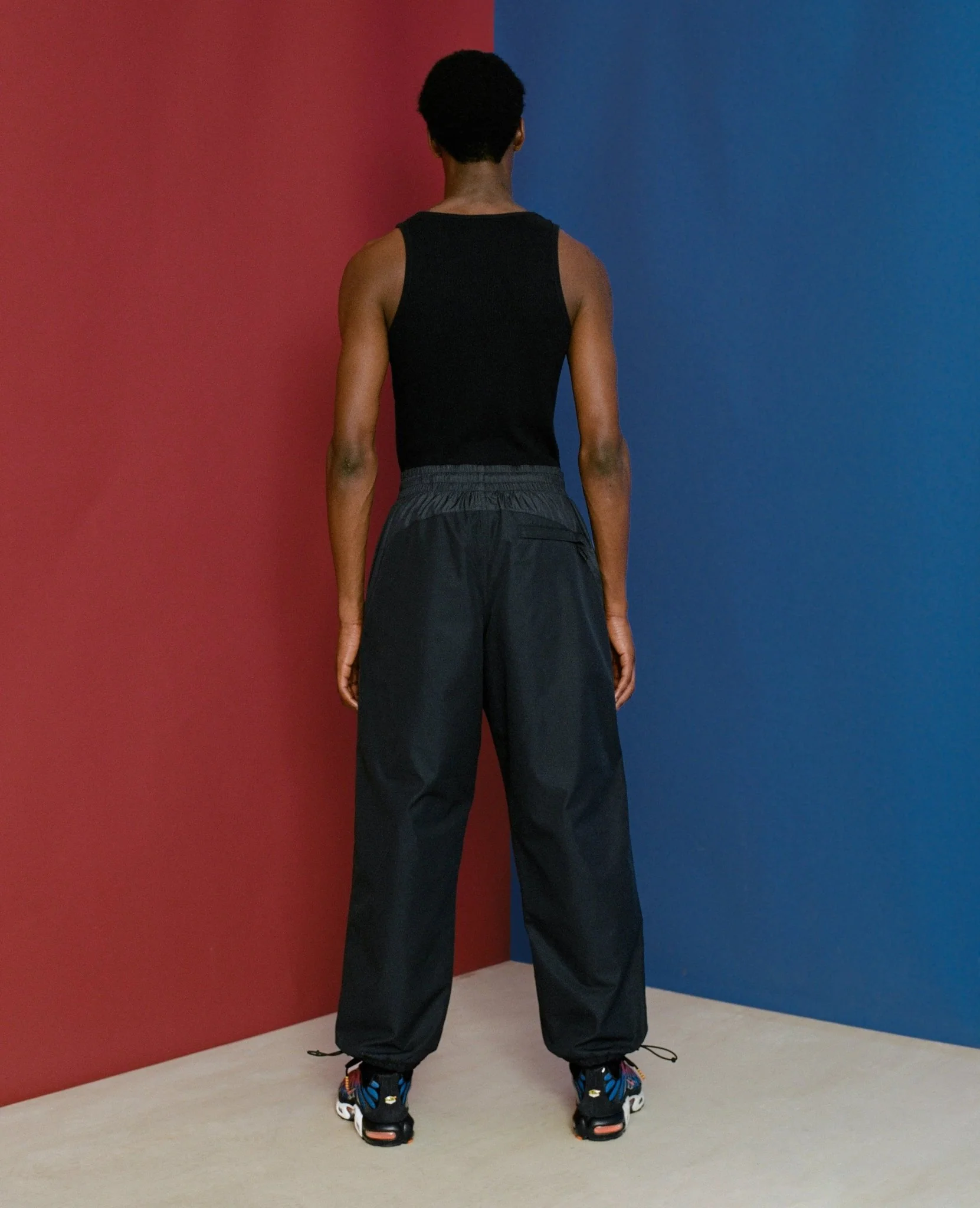 FCB x Patta Culers del Món Track Pants (Black/White) - Image 3