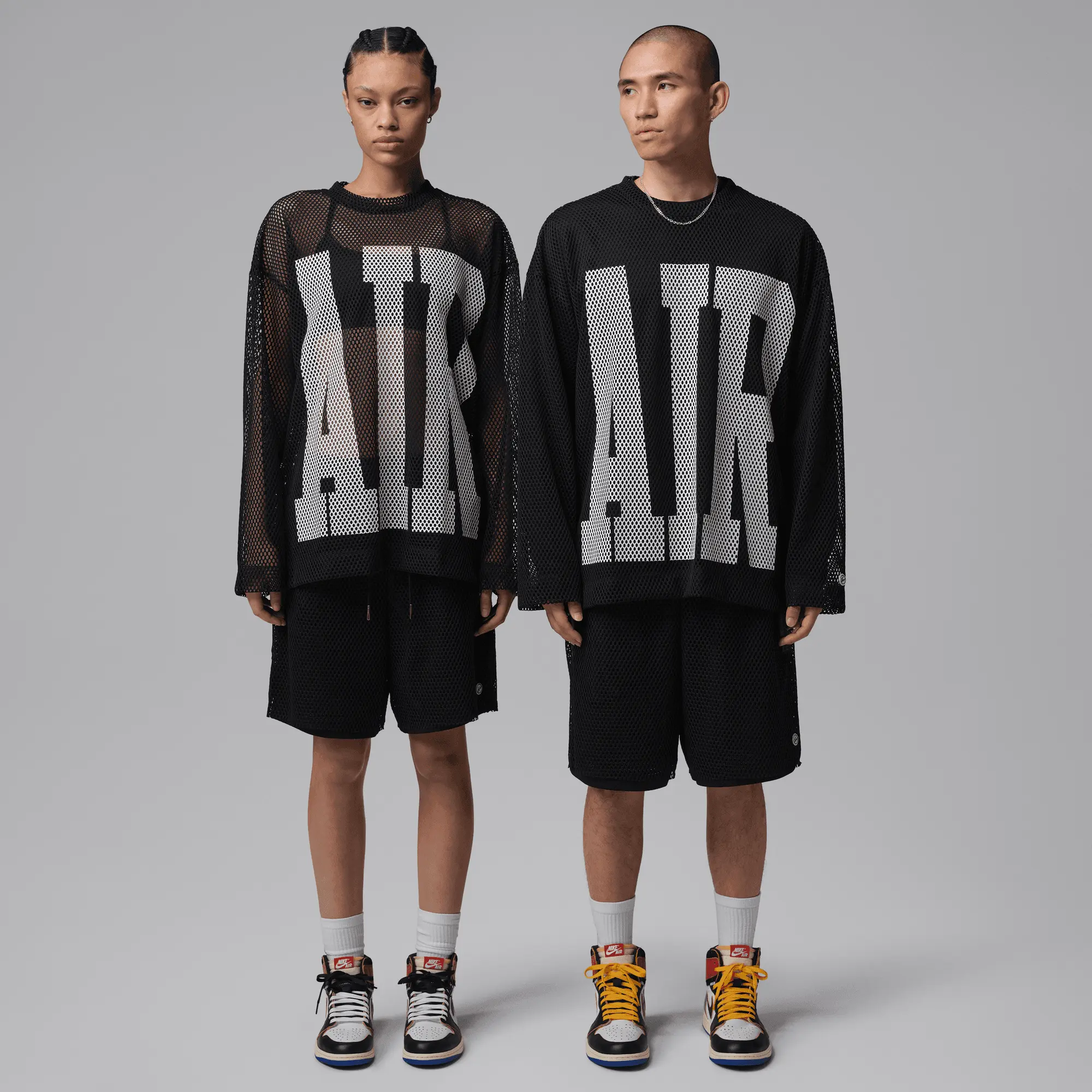 Jordan x Union x Fragment ''AIR'' LS Jersey (Black/Ivory) - Image 5
