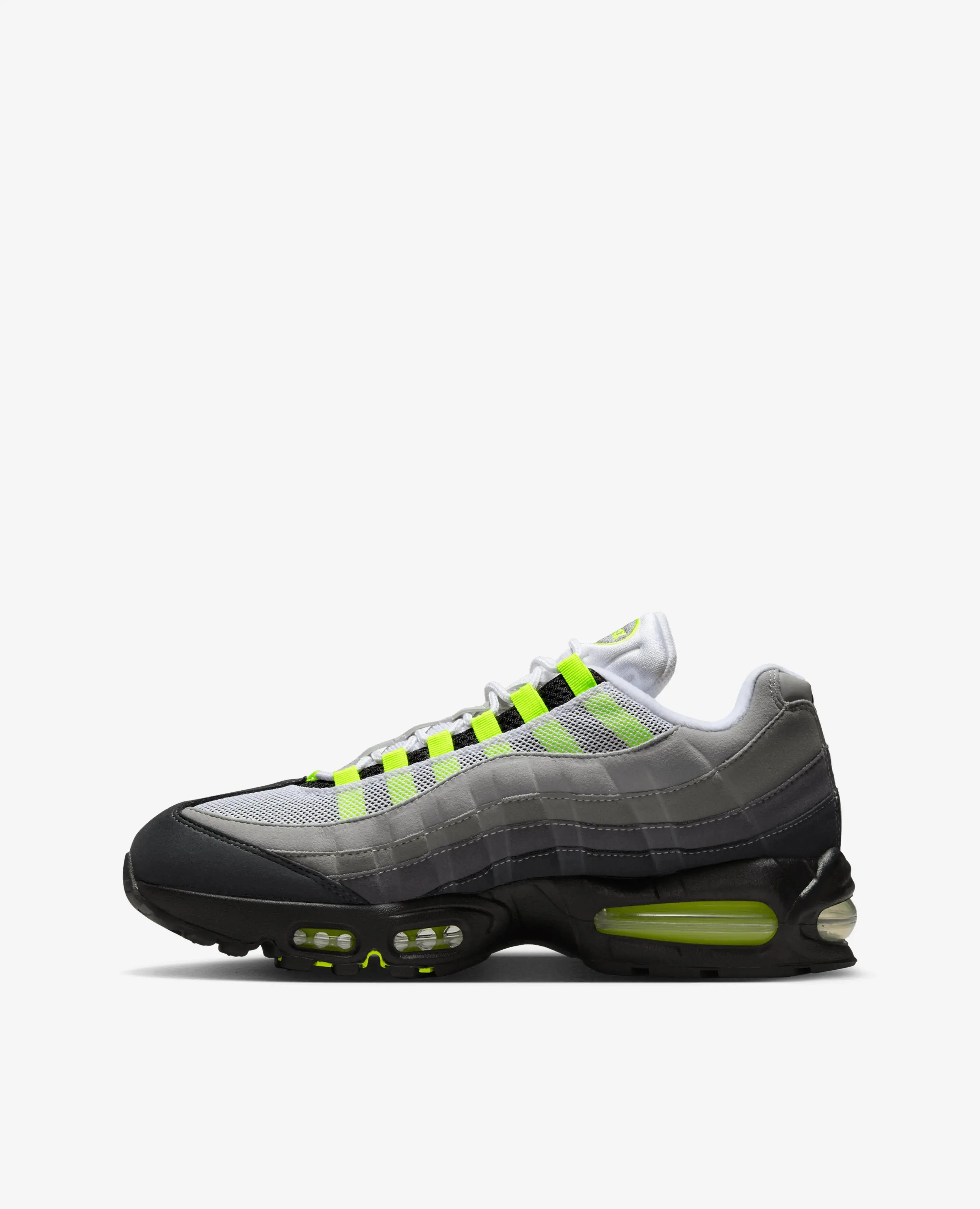 Nike Air Max 95 OG (Black/Neon Yellow-Cool Grey) - Image 5