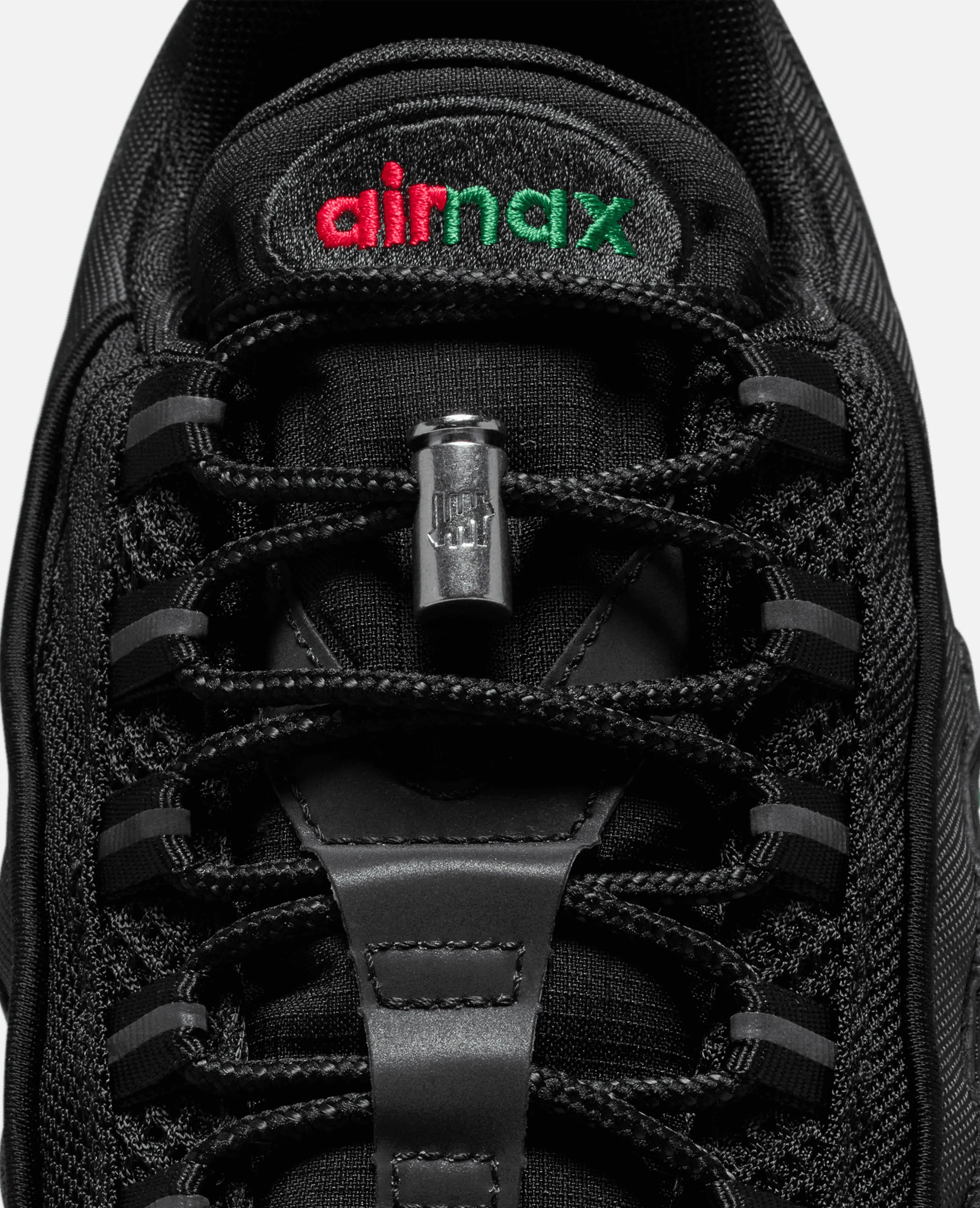 Nike Air Max 95 x Undefeated (Black/Metallic Silver-Gorge Green) - Image 5