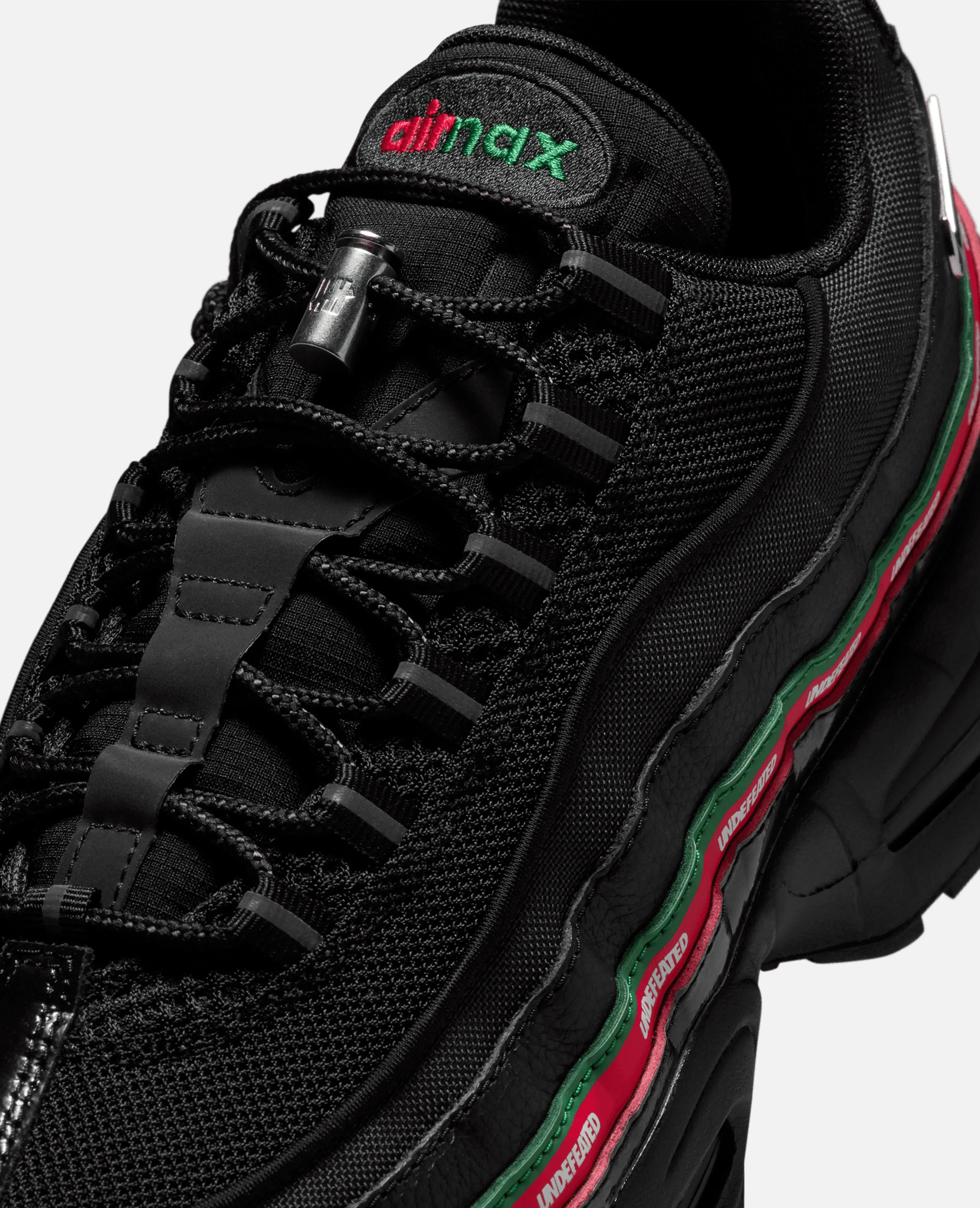 Nike Air Max 95 x Undefeated (Black/Metallic Silver-Gorge Green) - Image 7