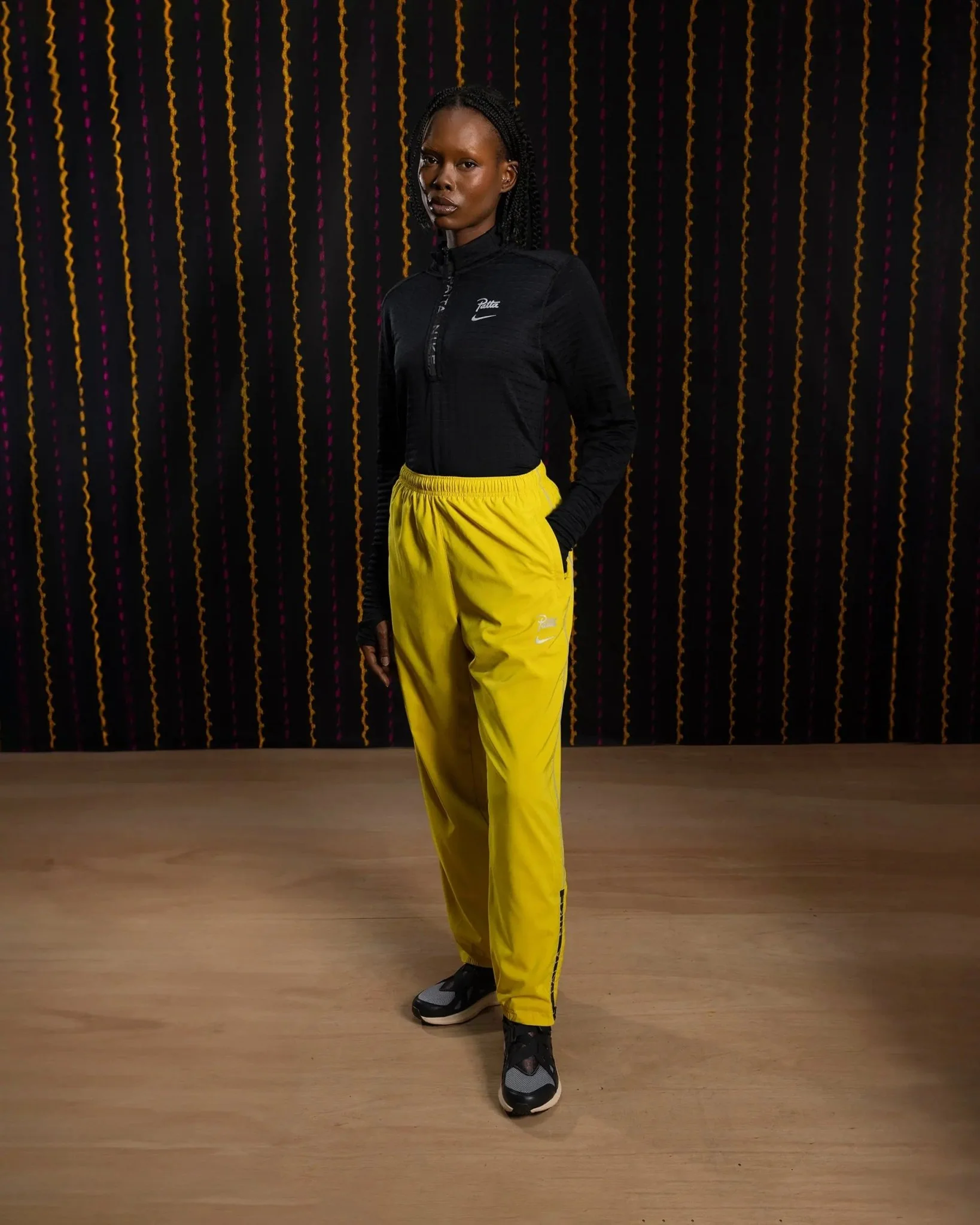 Nike x Patta Running Team Track Pants (Saffron Quartz) - Image 3