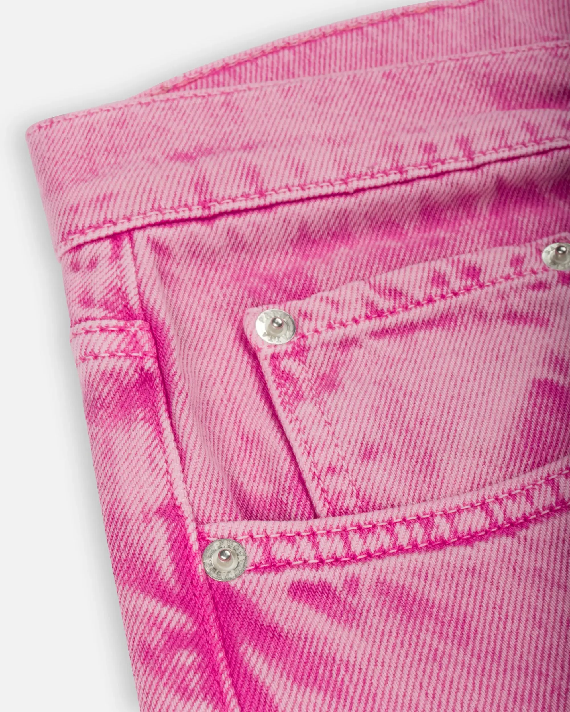 Patta Acid Wash Fuchsia Purple Denim Pants (Fuchsia Purple) - Image 5