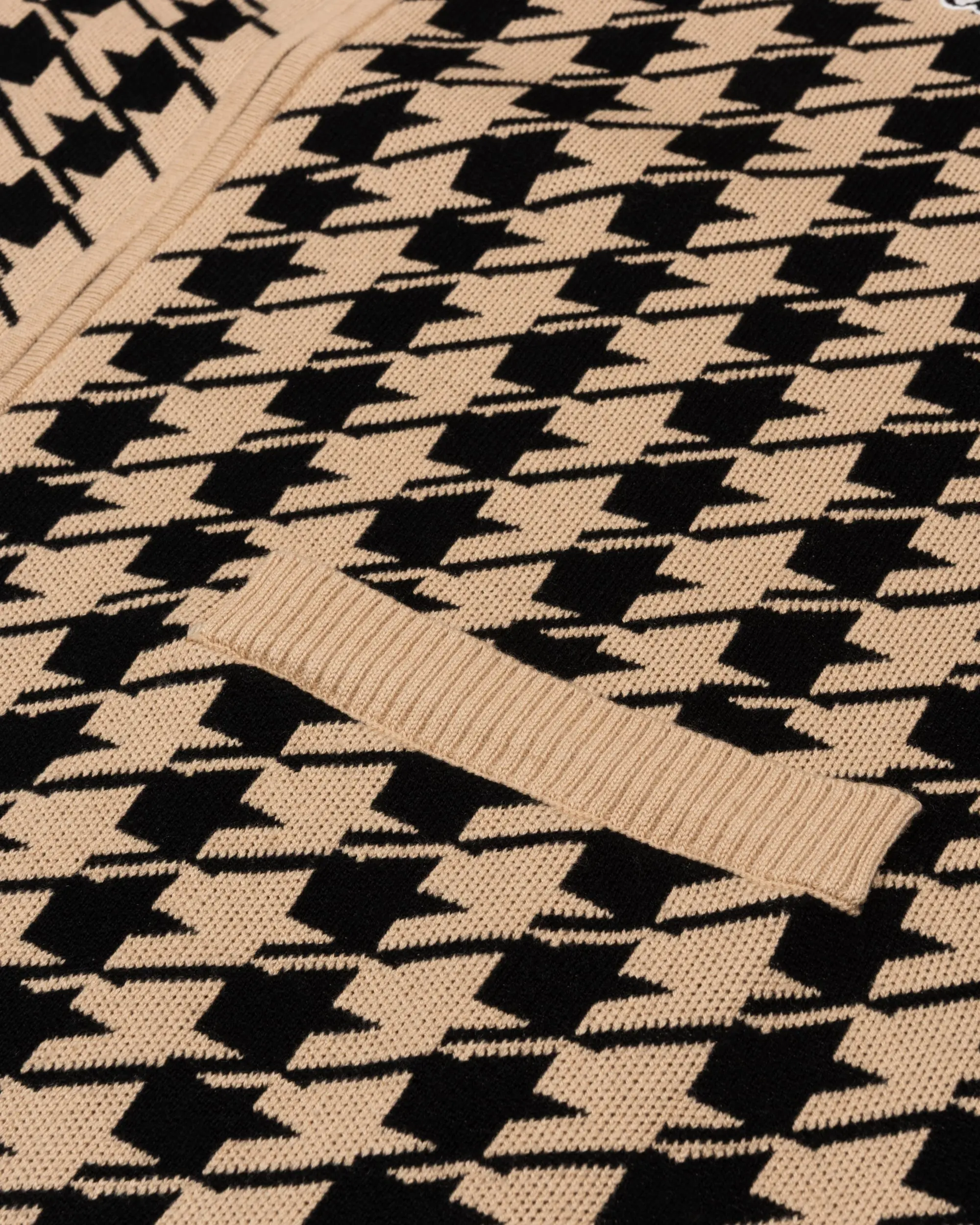 Patta Houndstooth Cardigan (Irish Cream) - Image 7