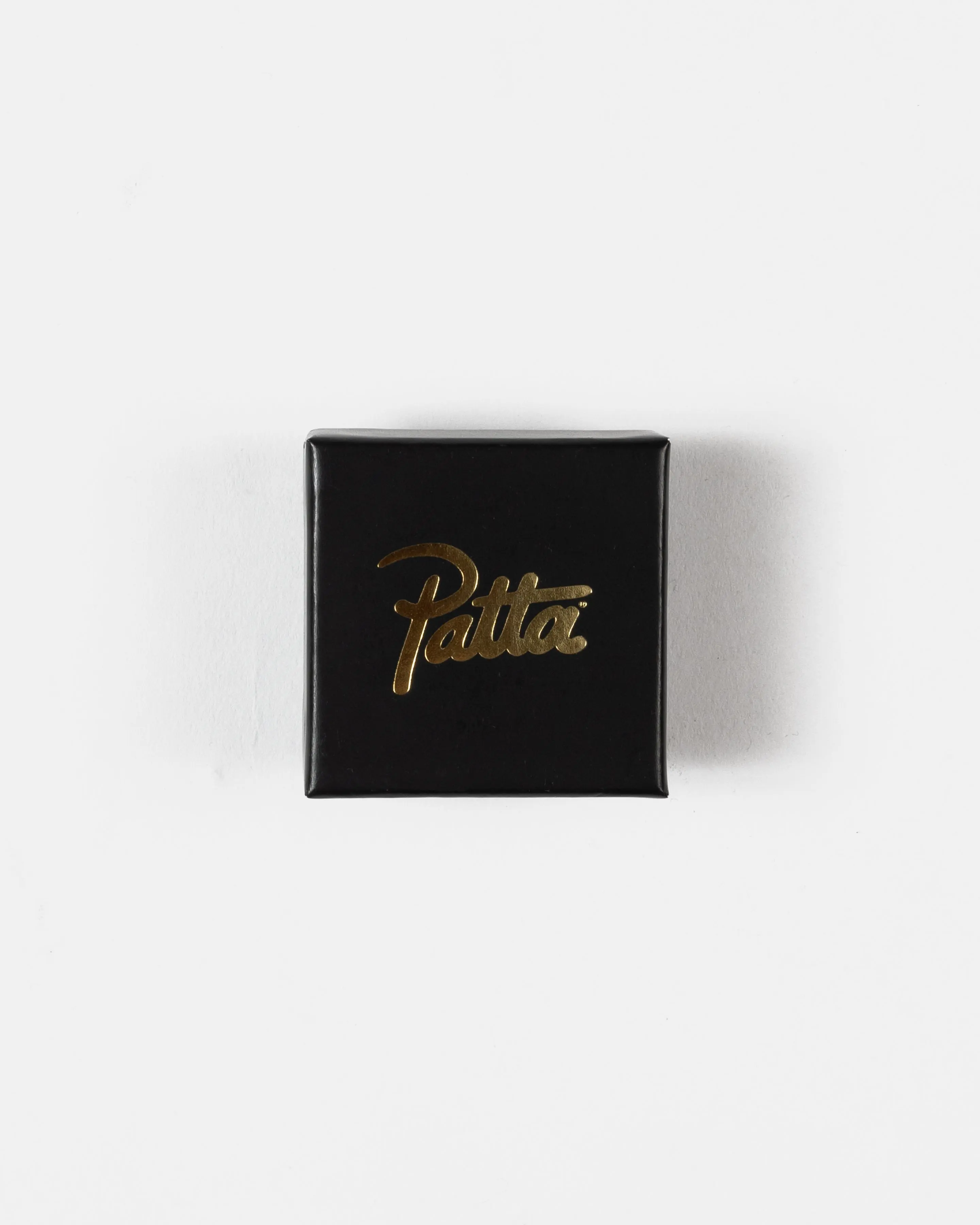 Patta Script Logo Plated Earring (Gold) - Image 2