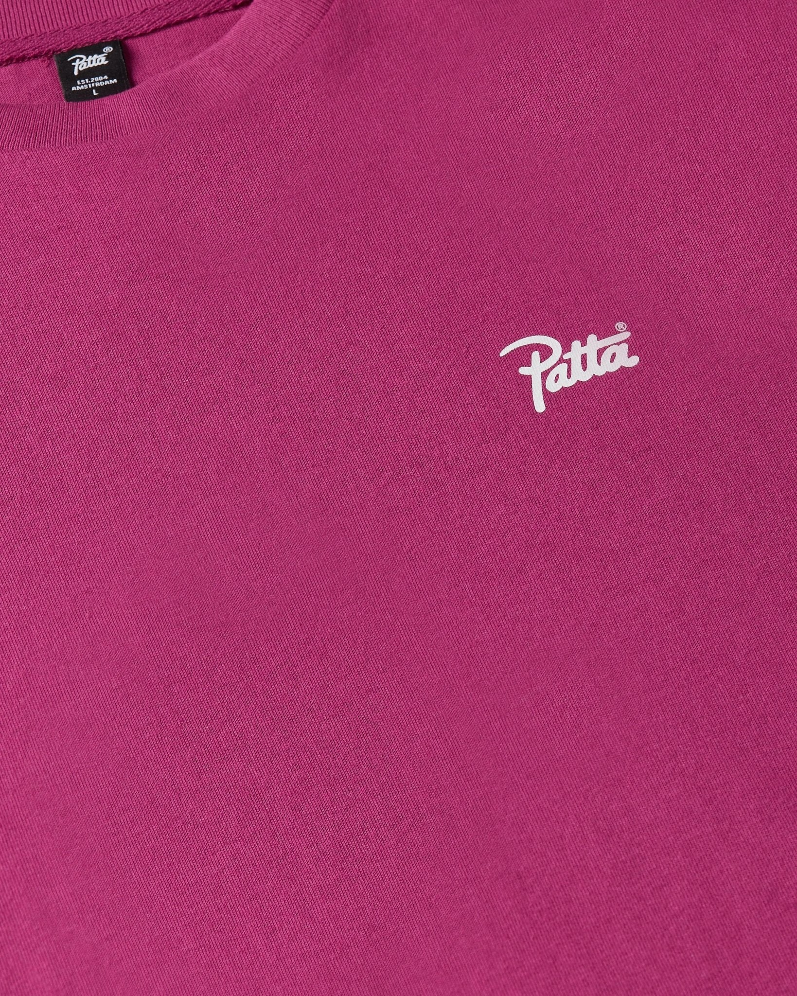 Patta Script Logo T-Shirt (Boysenberry) - Image 3