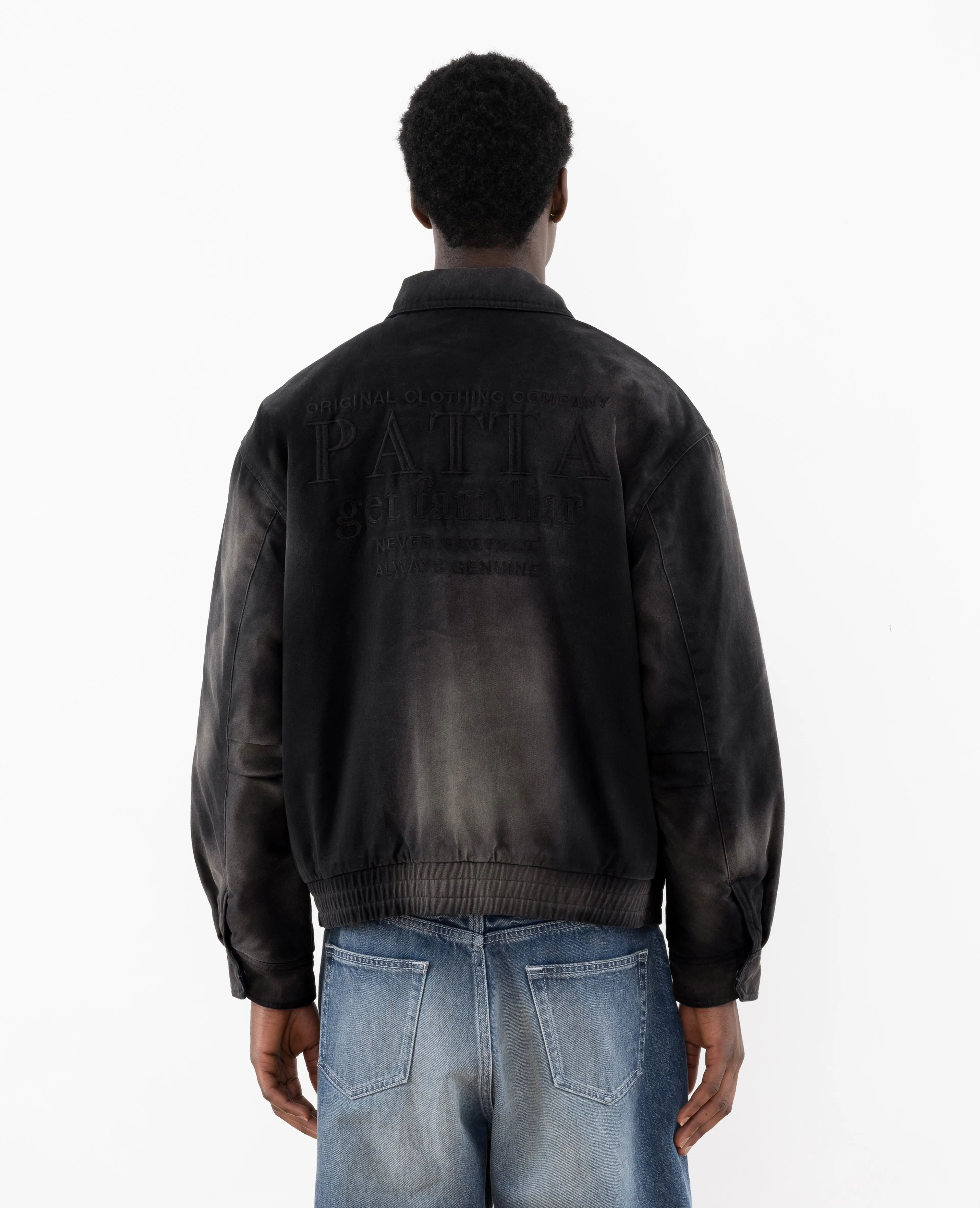 Patta Sun Bleached Jacket (Black) - Image 3
