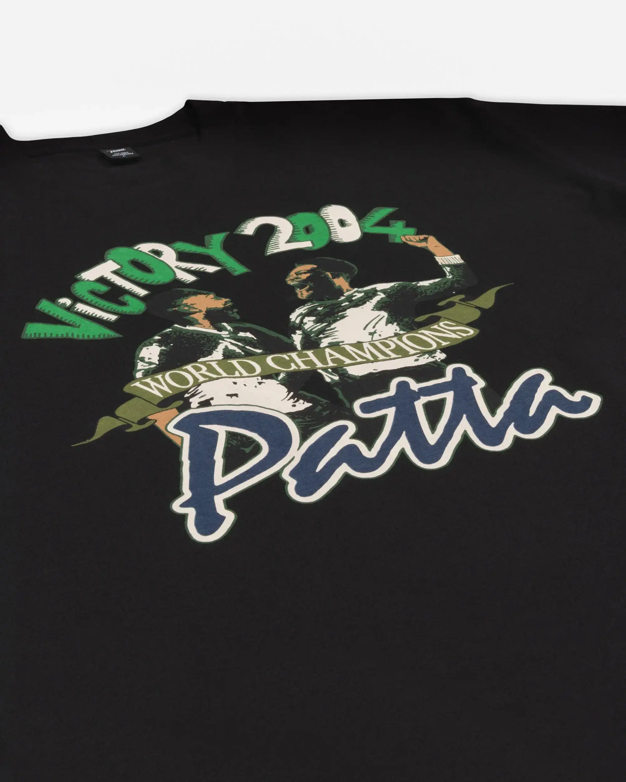 Patta Victory T-Shirt (Black) - Image 5
