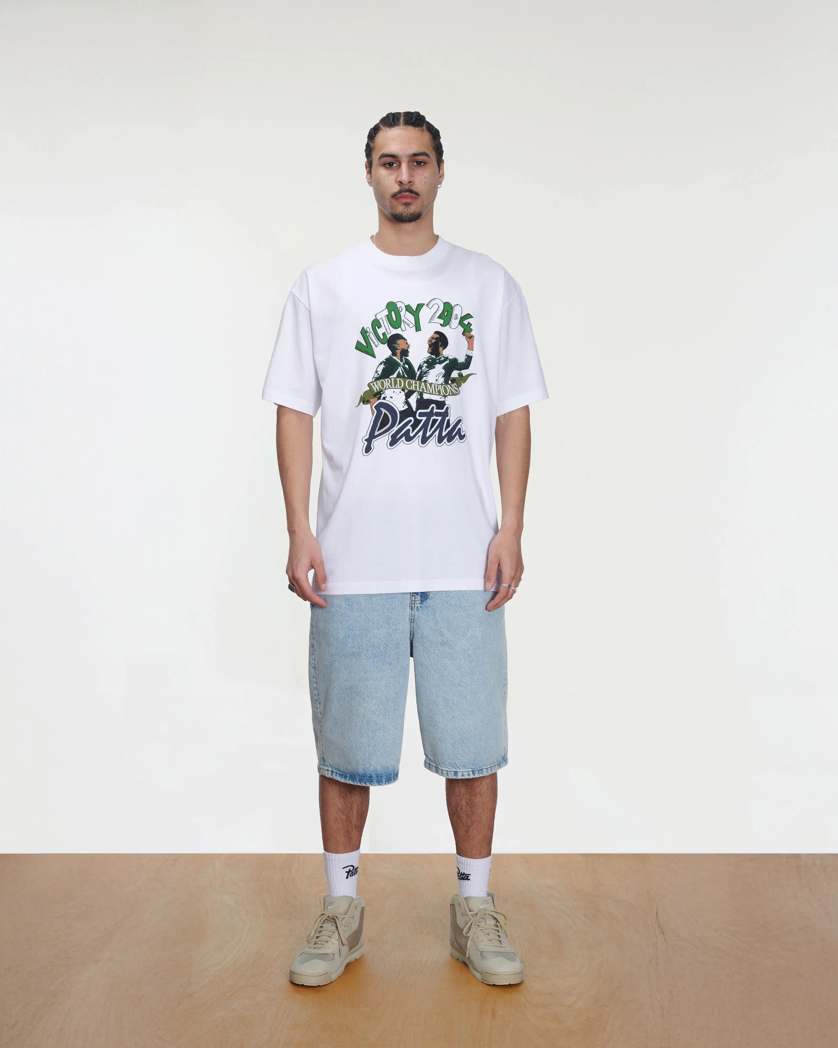 Patta Victory T-Shirt (White) - Image 4