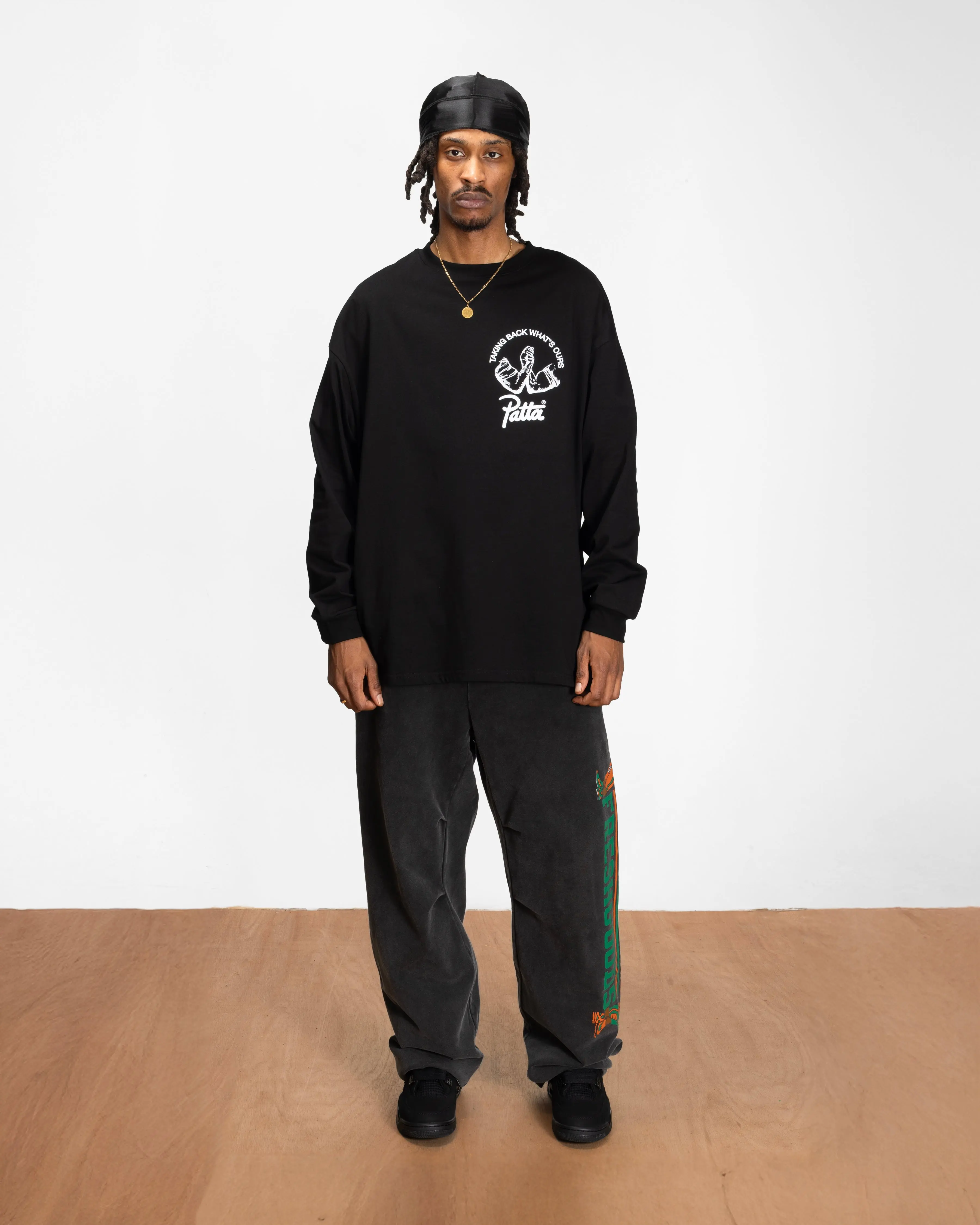 Patta x Joe Freshgoods Coalition Long Sleeve T-Shirt (Black) - Image 5