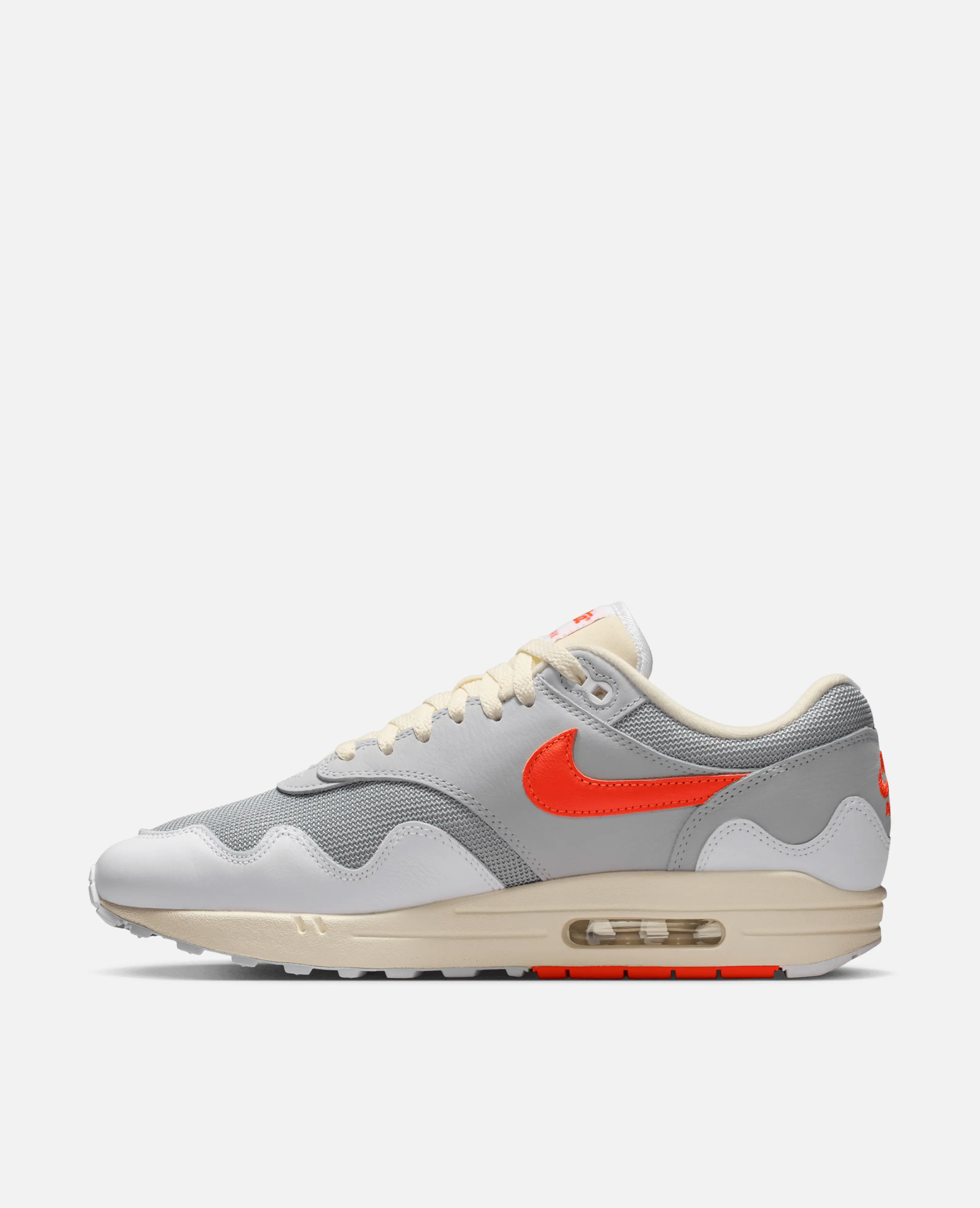 Patta X Nike Air Max 1 'White/Hyper Crimson' - Image 3