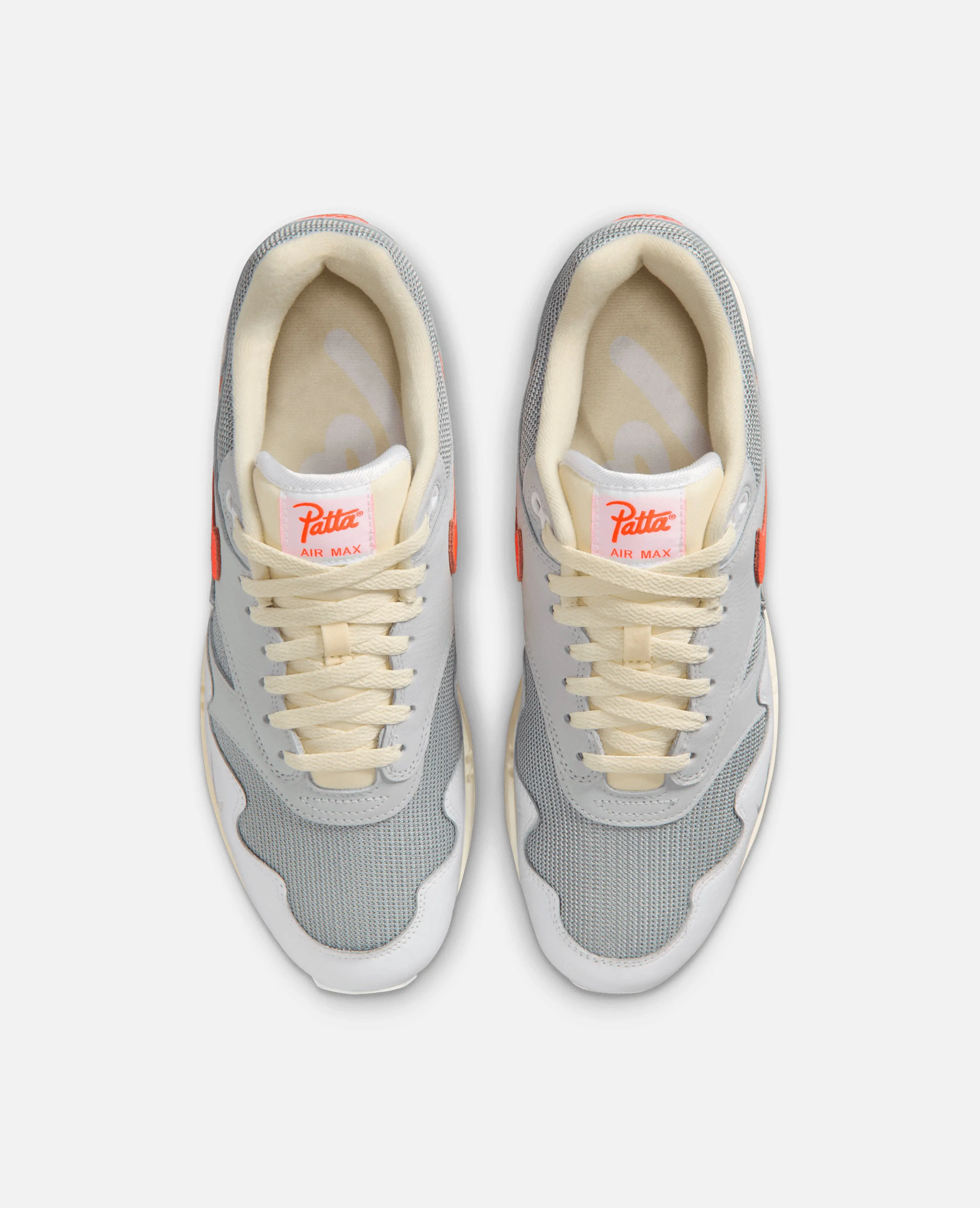 Patta X Nike Air Max 1 'White/Hyper Crimson' - Image 4
