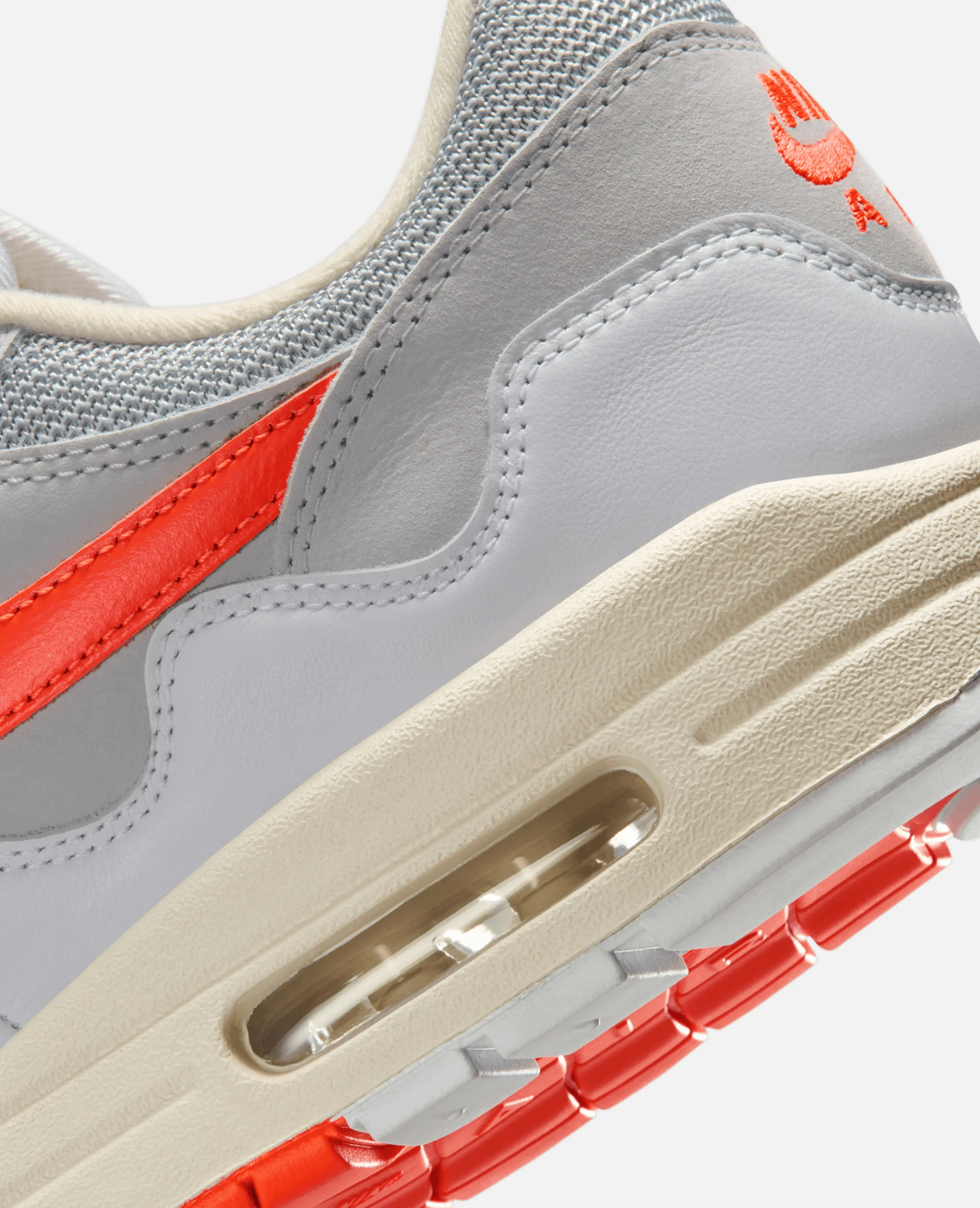 Patta X Nike Air Max 1 'White/Hyper Crimson' - Image 7