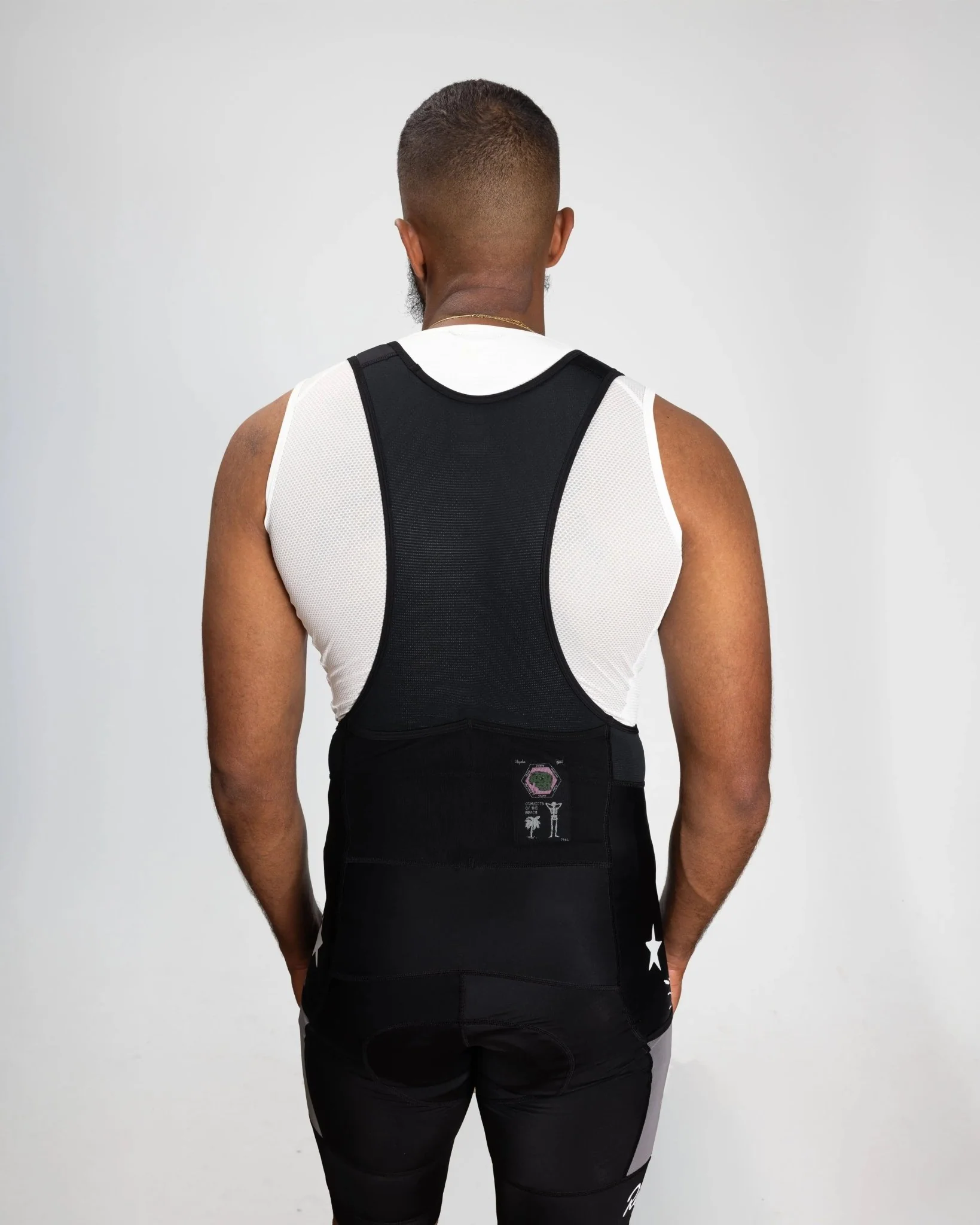Patta x Rapha Men's Pro Team Cargo Bib Shorts (Black/Stone) - Image 4