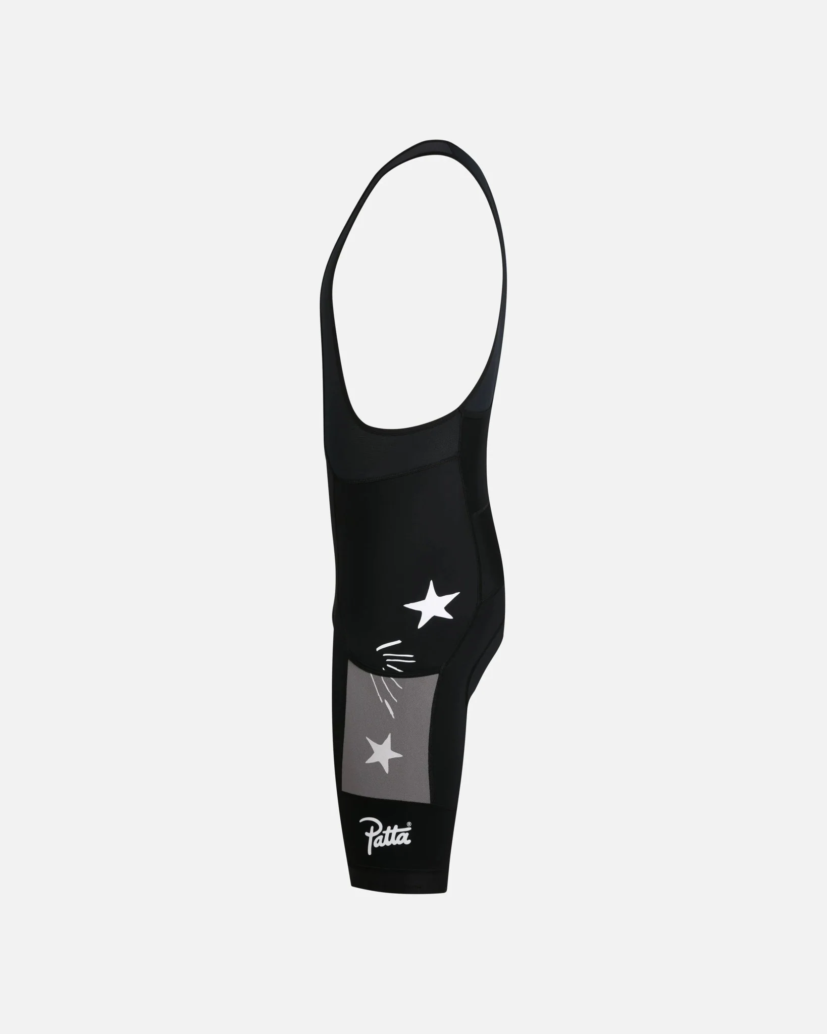 Patta x Rapha Men's Pro Team Cargo Bib Shorts (Black/Stone) - Image 6
