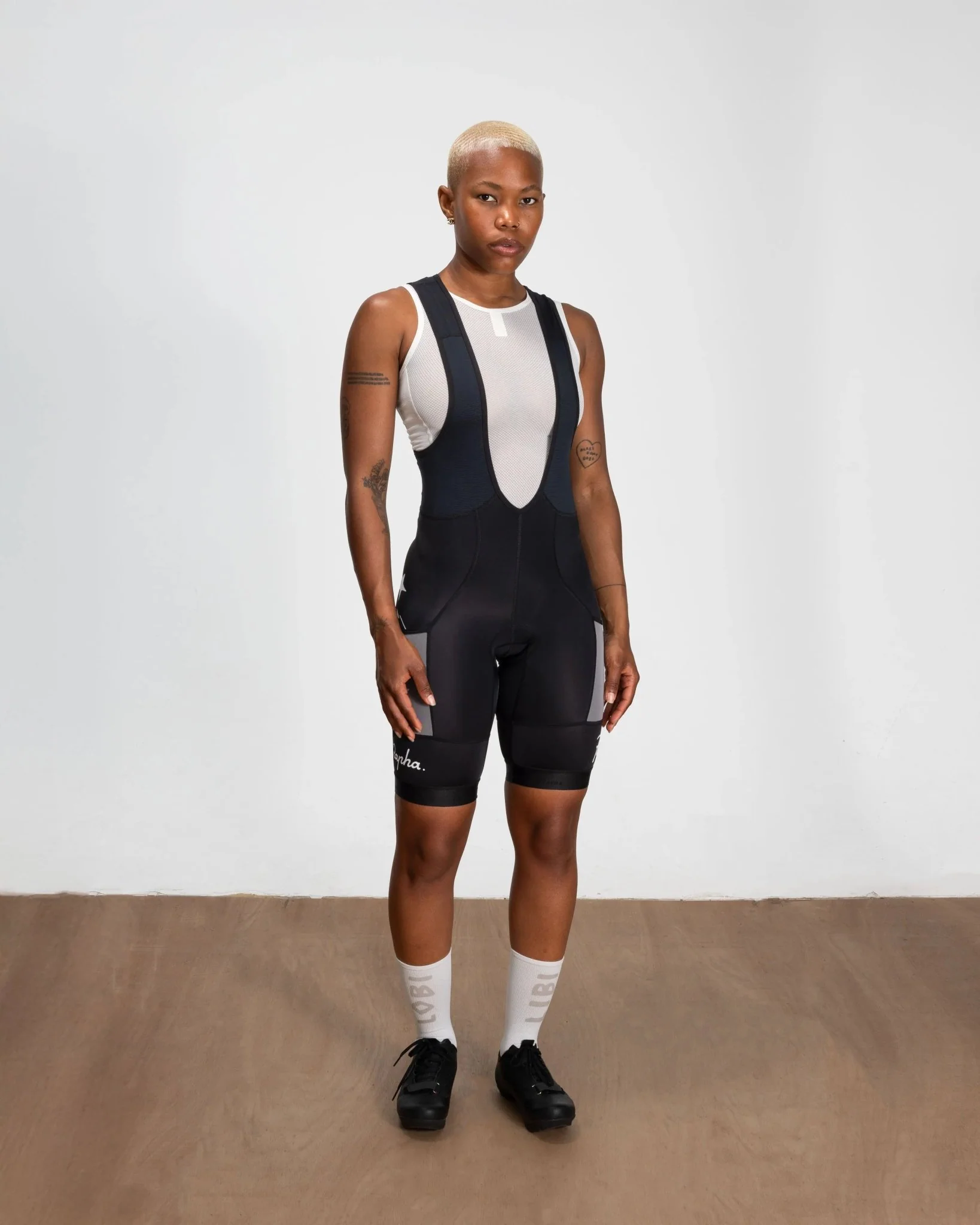 Patta x Rapha Women's Pro Team Cargo Bib Shorts (Black/Stone) - Image 3